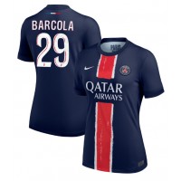 Paris Saint-Germain Bradley Barcola #29 Fotballklær Hjemmedrakt Dame 2024-25 Kortermet